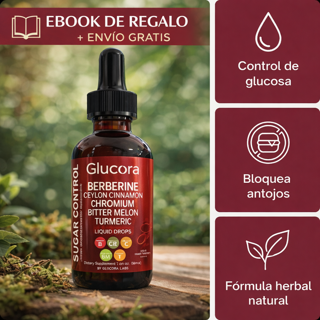 Glucora™ | Apoyo natural para la glucosa, energía y antojos
