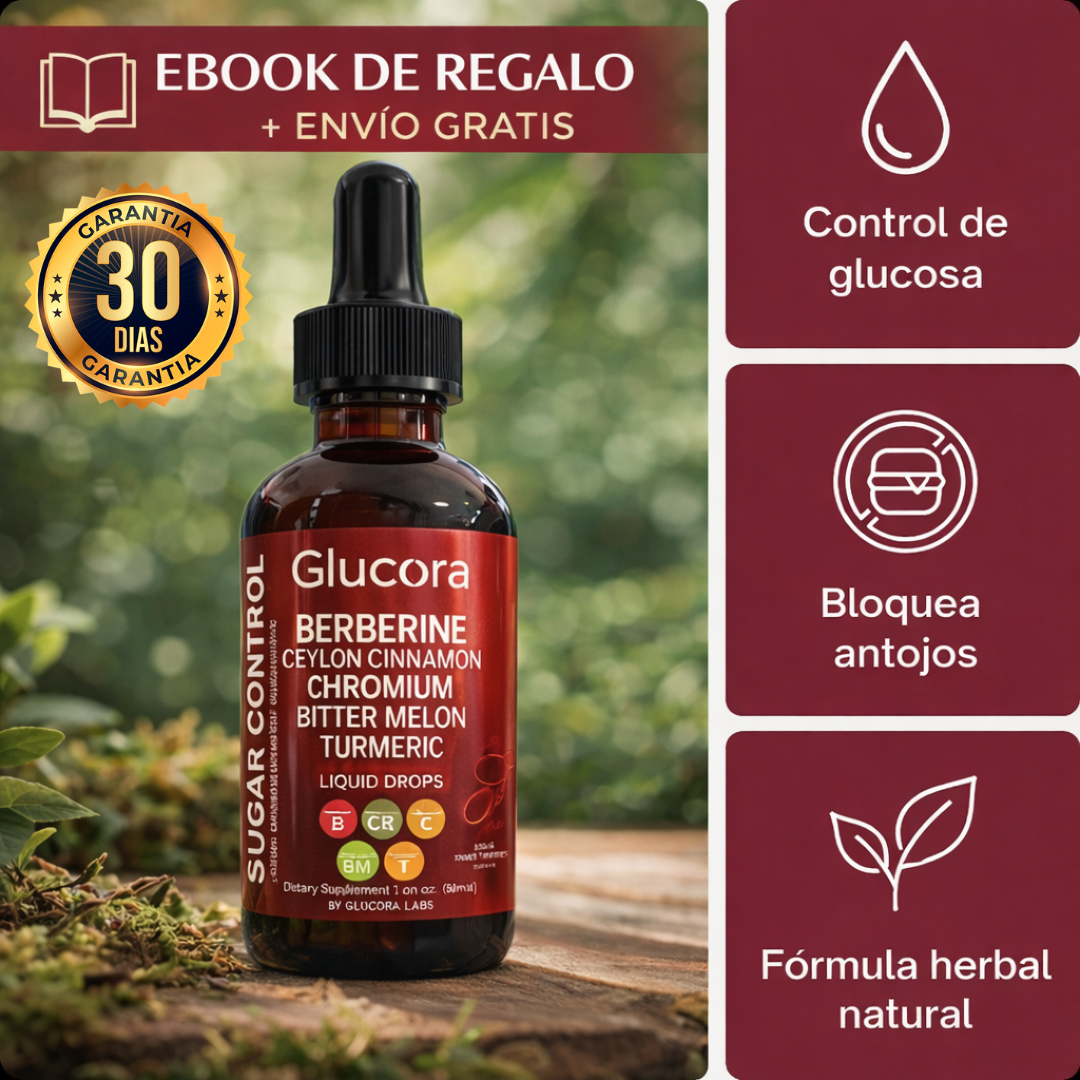 Glucora™ | Apoyo natural para la glucosa, energía y antojos